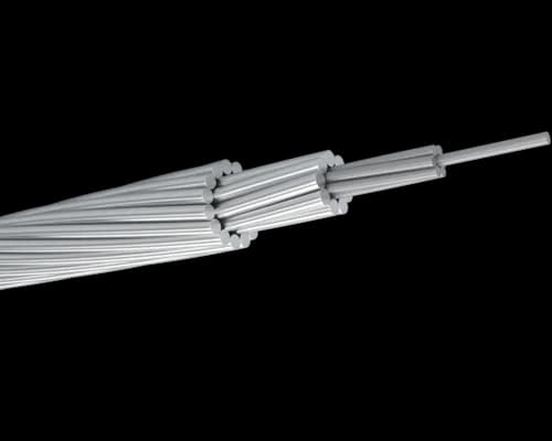 Aluminijum-čelik uže (ACSS) sa potpuno žarenim Al provodnikom na prevučenom čeličnom jezgru; rad do 250 °C.