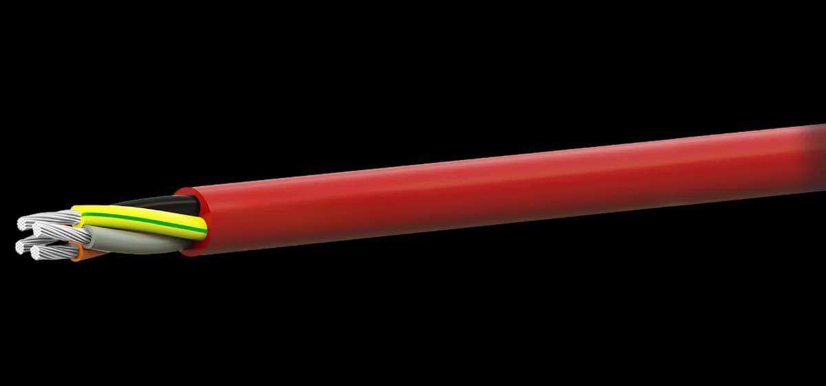 Visokotemperaturni višežilni kabl sa silikonskom izolacijom i silikonskim plaštom (SiHF / FG4G4), 300/500 V, do +180 °C, bez halogena.