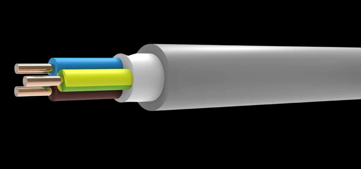 Instalacioni kabl sa PVC izolacijom i PVC plaštom (NYM · JUS PP-Y), 300/500 V, za domaćinstvo i industriju.