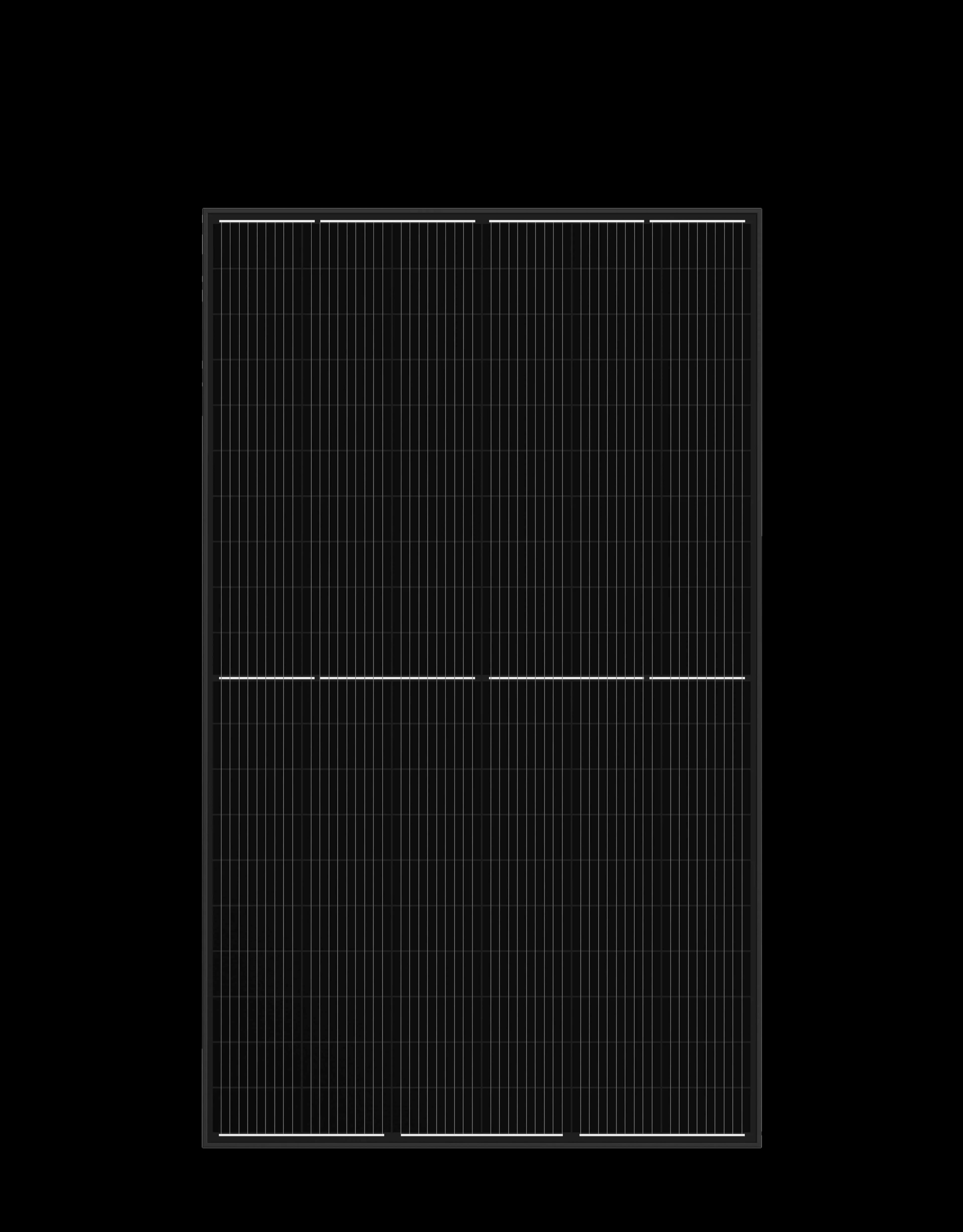 Back-contact (BC) modul, 640-665 Wp — 132 ćelije (6×22).